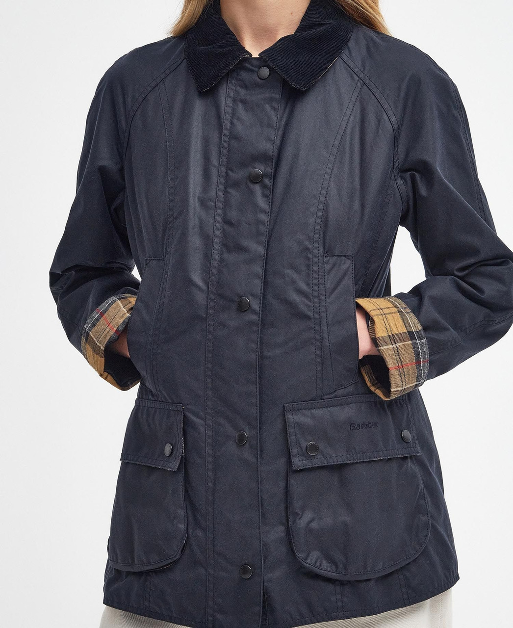 Barbour Beadnell Wax Jacket - Black Mingo Barbour Beadnell Wax Jacket - Black Mingo