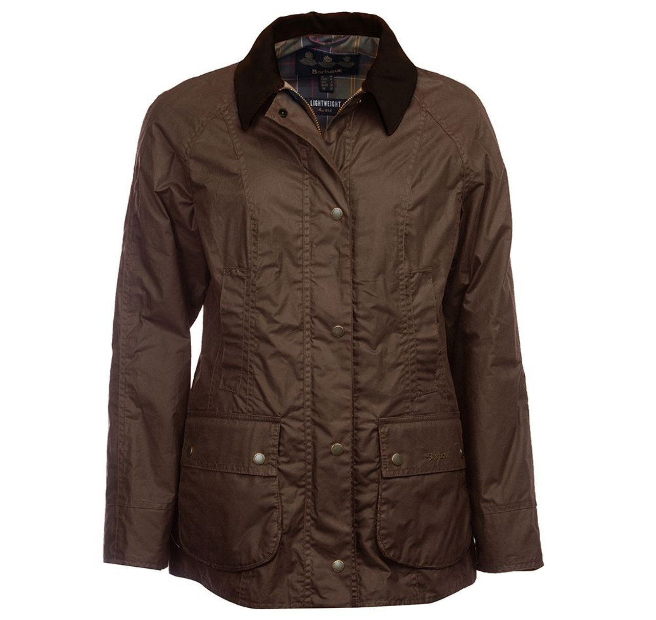 Barbour Beadnell Wax Jacket - Black Mingo