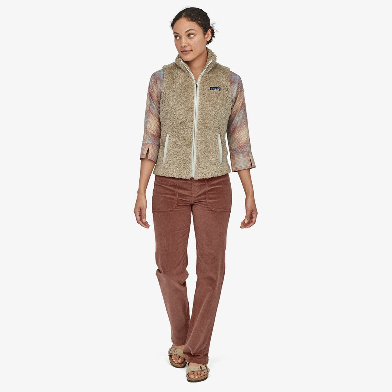 Women's Los Gatos Fleece Vest - Dusky Brown - (Past Season) - Ramsey Outdoor