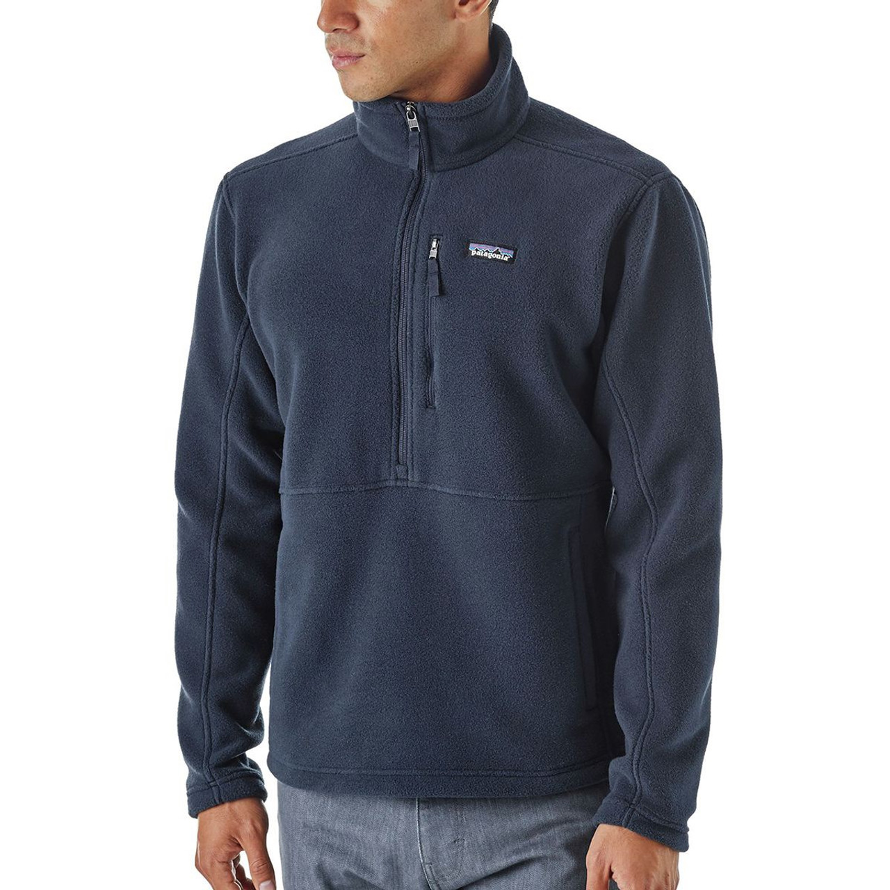 M's Classic Synchilla Marsupial Fleece Pullover - Black Mingo