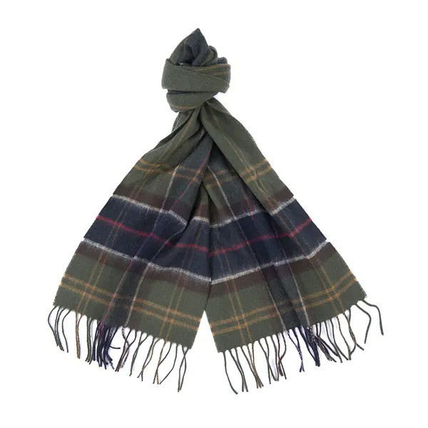 barbour hat and scarf set black