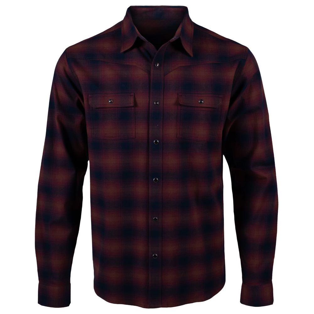 Logan Flannel Shirt Classic Fit - Black Mingo
