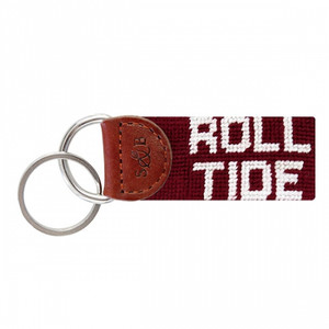 Alabama Roll Tide Needlepoint Fob Alabama Roll Tide Needlepoint Fob