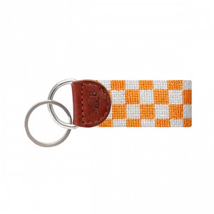 Tennessee Checkerboard Needlepoint Fob Tennessee Checkerboard Needlepoint Fob