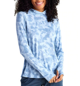 Women's Tidewater Camo Bamboo Lightweight Hoodie Women's Tidewater Camo Bamboo Lightweight Hoodie