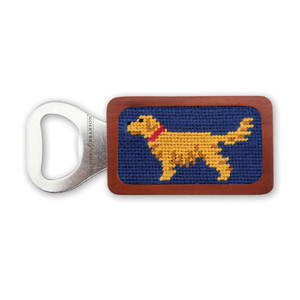 Golden Retriever Needlepoint Bottle Opener Golden Retriever Needlepoint Bottle Opener