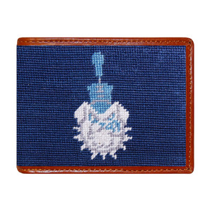 The Citadel Needlepoint Bi-Fold Wallet The Citadel Needlepoint Bi-Fold Wallet