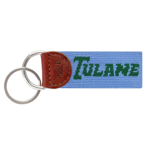 Tulane Needlepoint Key Fob Tulane Needlepoint Key Fob