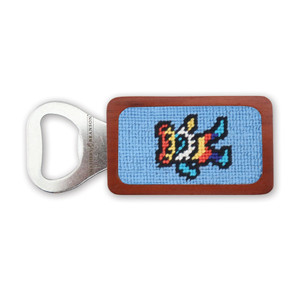 Dancing Bear Tie Dye Needlepoint Bottle Opener Dancing Bear Tie Dye Needlepoint Bottle Opener