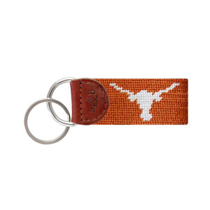 University of Texas Needlepoint Key Fob