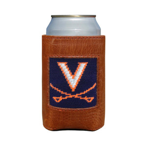 University of Virginia Needlepoint Can Cooler University of Virginia Needlepoint Can Cooler