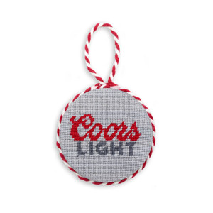 Coors Light Needlepoint Ornament Coors Light Needlepoint Ornament