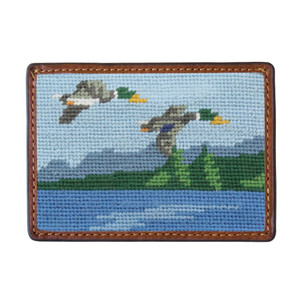 Great Outdoors Needlepoint Card Wallet