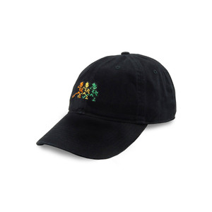 Grateful Dead Dancing Skeletons Needlepoint Hat - Black