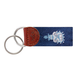 The Citadel Needlepoint Key Fob The Citadel Needlepoint Key Fob