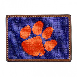 Clemson Needlepoint Card Wallet Clemson Needlepoint Card Wallet