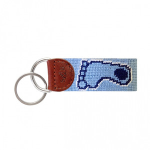 University of North Carolina Tar Heel Needlepoint Key Fob University of North Carolina Tar Heel Needlepoint Key Fob