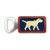 Yellow Lab Walking Needlepoint Bottle Opener