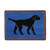 Black Lab Walking Needlepoint Card Wallet