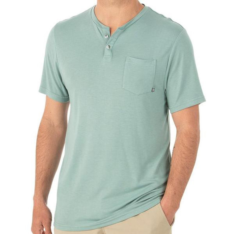 Men's Bamboo Slacktide Short Sleeve Henley