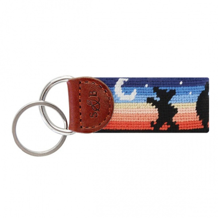 Grateful Dead Moondance Needlepoint Key Fob