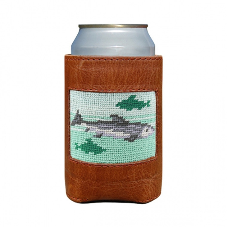 Bonefish Flats Needlepoint Can Cooler