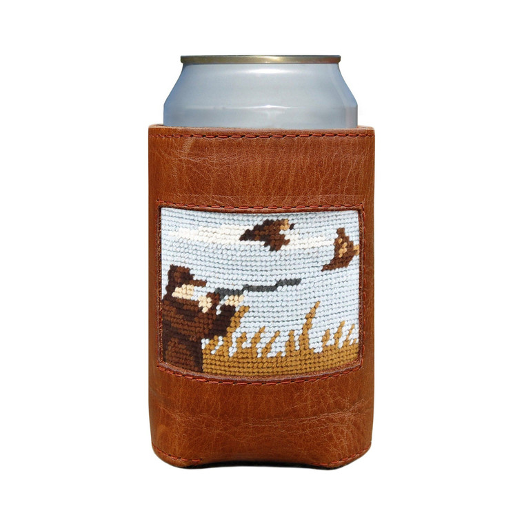 Upland Shoot Needlepoint Can Cooler