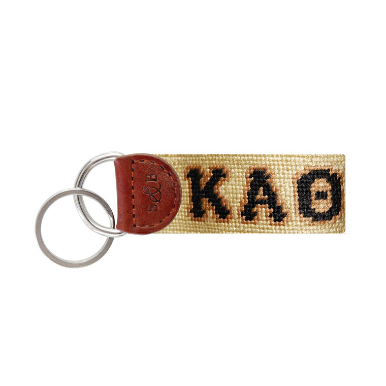 Kappa Alpha Theta Needlepoint Key Fob