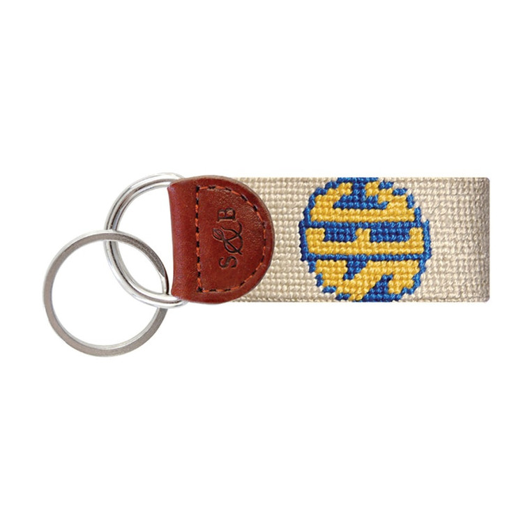 SEC Needlepoint Key Fob