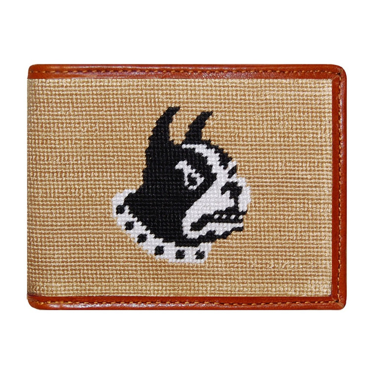 Wofford Needlepoint BiFold Wallet