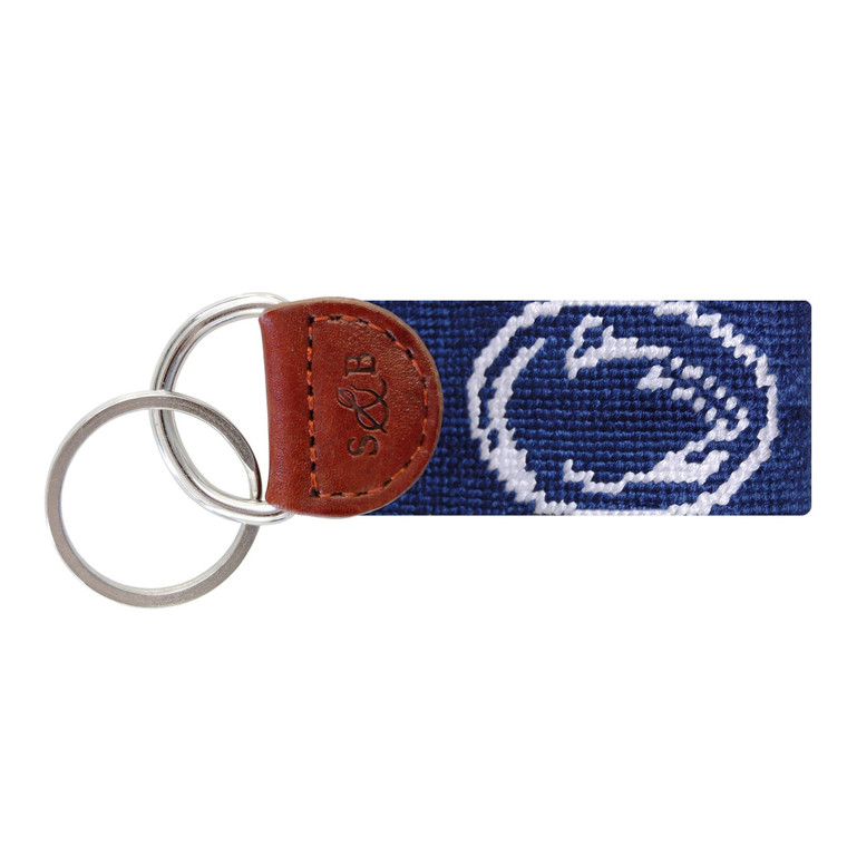 Penn State Needlepoint Key Fob
