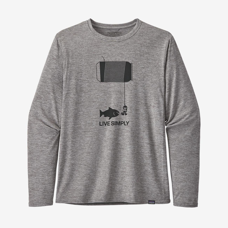 Men's Long-Sleeved Capilene Cool Daily Graphic Shirt