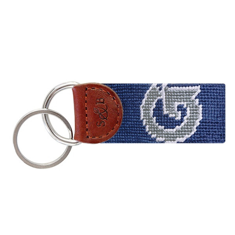 Georgetown Needlepoint Key Fob