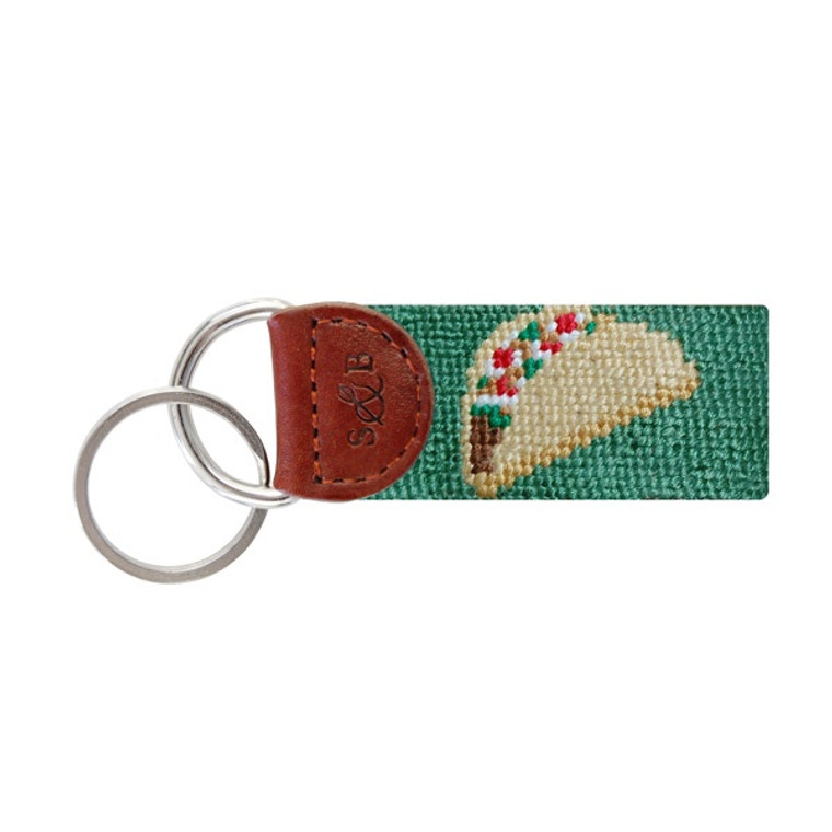 Tex Mex Needlepoint Key Fob