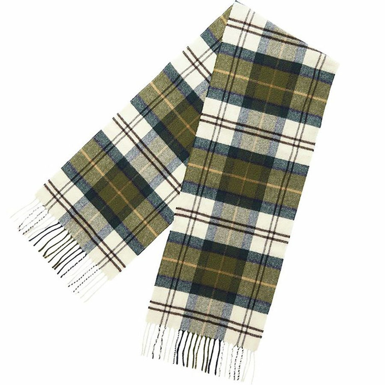 Barbour Merino Cashmere Tartan Scarf