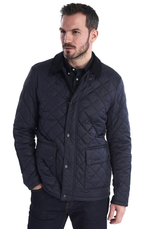 Barbour Diggle Quilt - Black Mingo