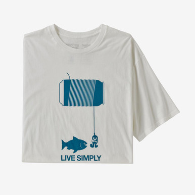 トップス patagonia Men's Donkey Live Simply Shirt Patagonia Live Simply Surf Bike T-Shirt - Men's — CampSaver