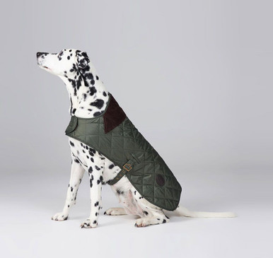 犬服・アクセサリー Barbour quilted dog coat Barbour Quilted Dog Coat - Black Mingo