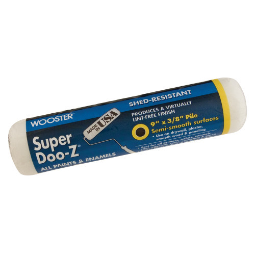 9" x 3/8" Super Doo-Z Lint-Free Woven Roller Cover (Case of 12)