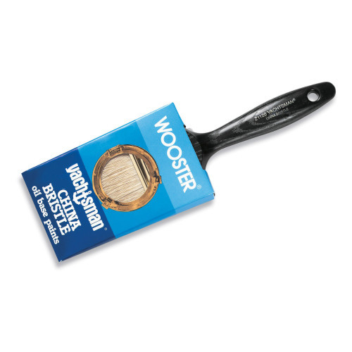 1" Yachtsman Flat Varnish White China Bristle Great for Staining (Case of 12)