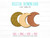 Half Moon Earrings SVG Template File for Cutting Leather, Wood, or Acrylic