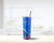 Bright Sea Turtle in the Ocean 20 oz Skinny Straight & Tapered Tumbler Sublimation PNG Design