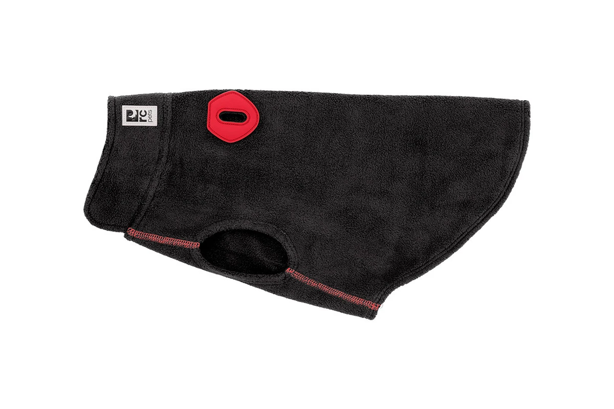 Baseline Fleece - Black/Goji Berry