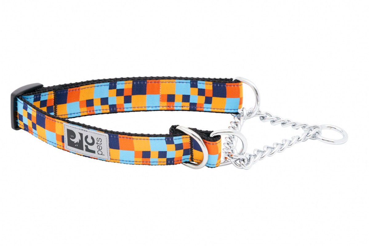Training Collar - Pixel Blue