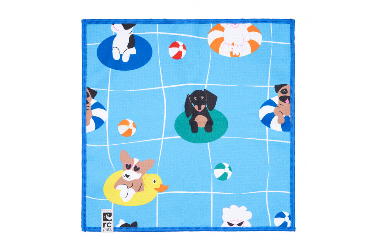 Quick Dry Paw Towel - Pool Party