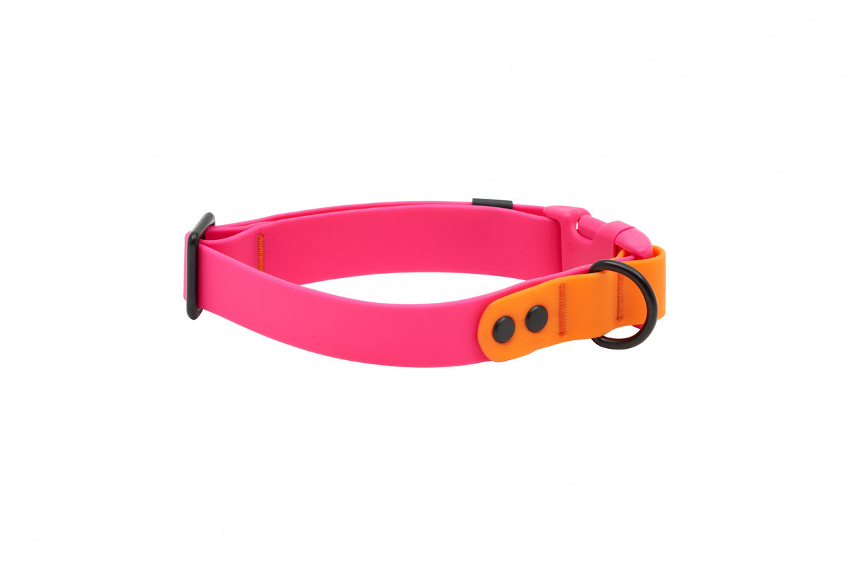 Waterproof Collar - Azalea/Orange