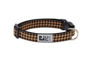 Clip Collar - Houndstooth Toffee