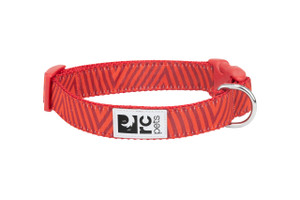 Clip Collar - Goji Chevron