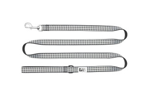 Dog Leash - Black Gingham