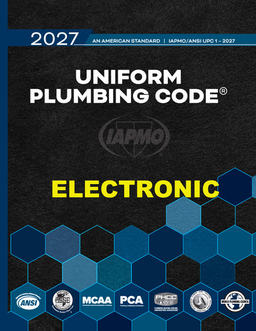 2027 Uniform Plumbing Code eBook